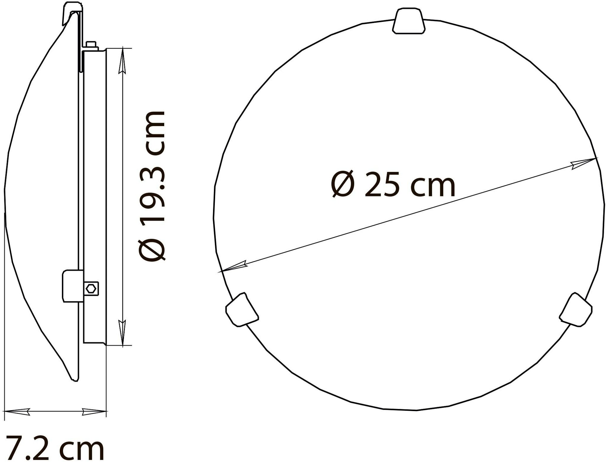 Светильник настенно-потолочный Arte Lamp A3720PL-1CC (4680214026490) Artelamp - фото №4