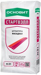 Штукатурка Основит цементная PC21, 25 кг серый