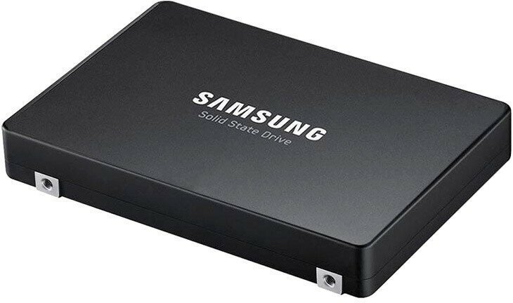 Samsung Твердотельный накопитель SSD Samsung PM9A3, 960GB, U.2(2.5" 7mm), NVMe, PCIe 4.0 x4, 3D TLC, R/W 6500/1500MB/s, IOPs 580 000/70 000, TBW 1752, DWPD