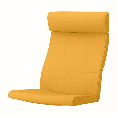 Подушка на стул икеа поэнг, 137 х 56 см, желтый
