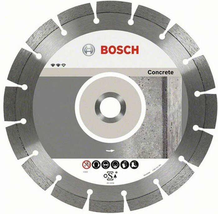 Алмазный диск BOCSH 150 мм, железобетон, 2608602653