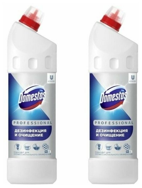 Domestos Чистящее средство универсальное Свежесть Атлантики,1 л,2 шт