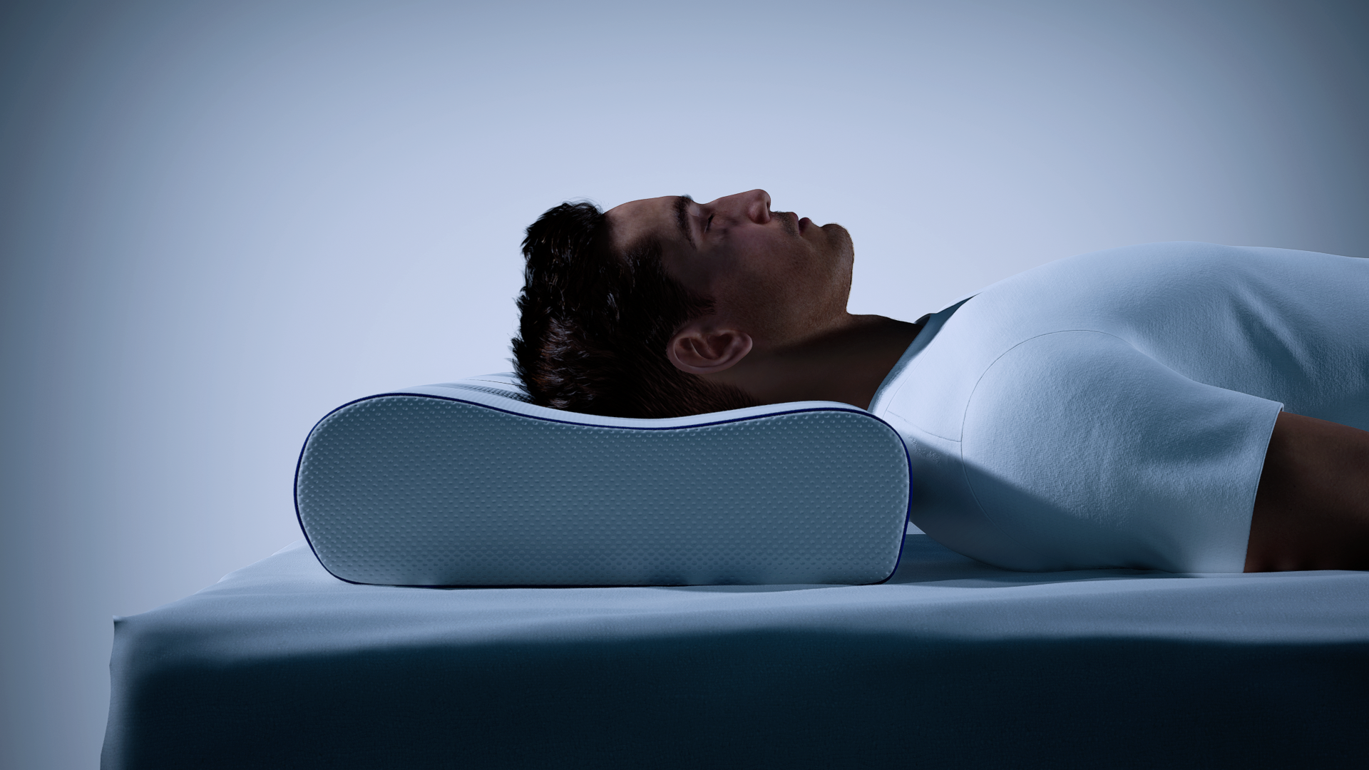 Ортопедическая, анатомическая подушка MemorySleep S Grand Plus для сна 40 х 60 см, высота 11 и 13 см - фотография № 6