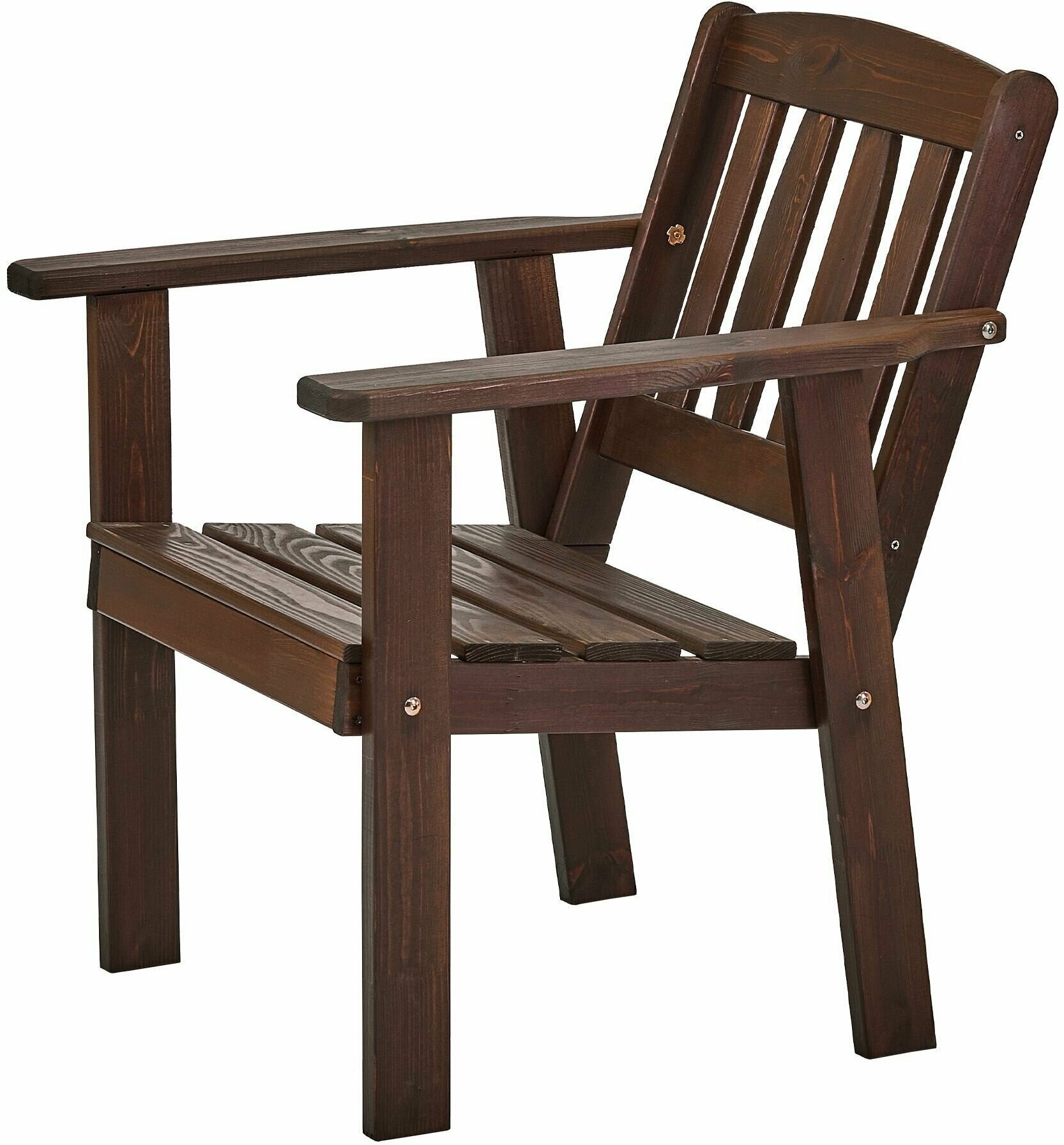 Кресло деревянное для сада и дачи, соло - фотография № 7