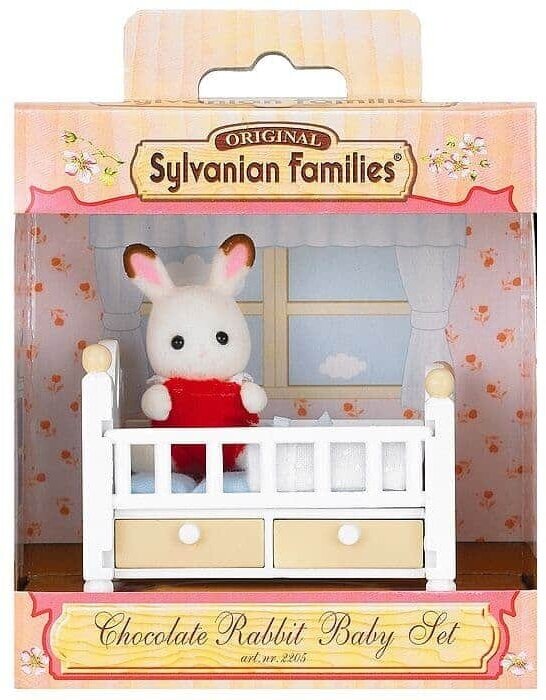 Игровой набор Sylvanian Families Малыш и детская кроватка 5.5 см - фото №6