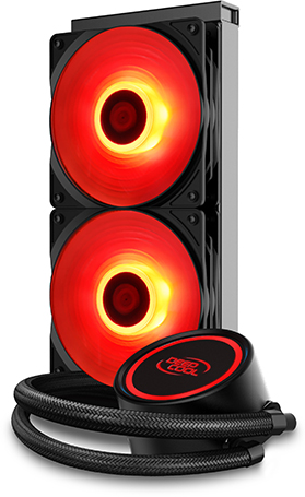 Комплект водяного охлаждения DEEPCOOL GAMMAXX L240 RGB V2 (DP-H12RF-GL240V2) - фото №10