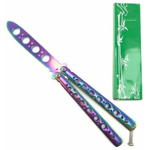 фото Нож тренировочный складной бабочка y46 (9/22см) ножи_нови