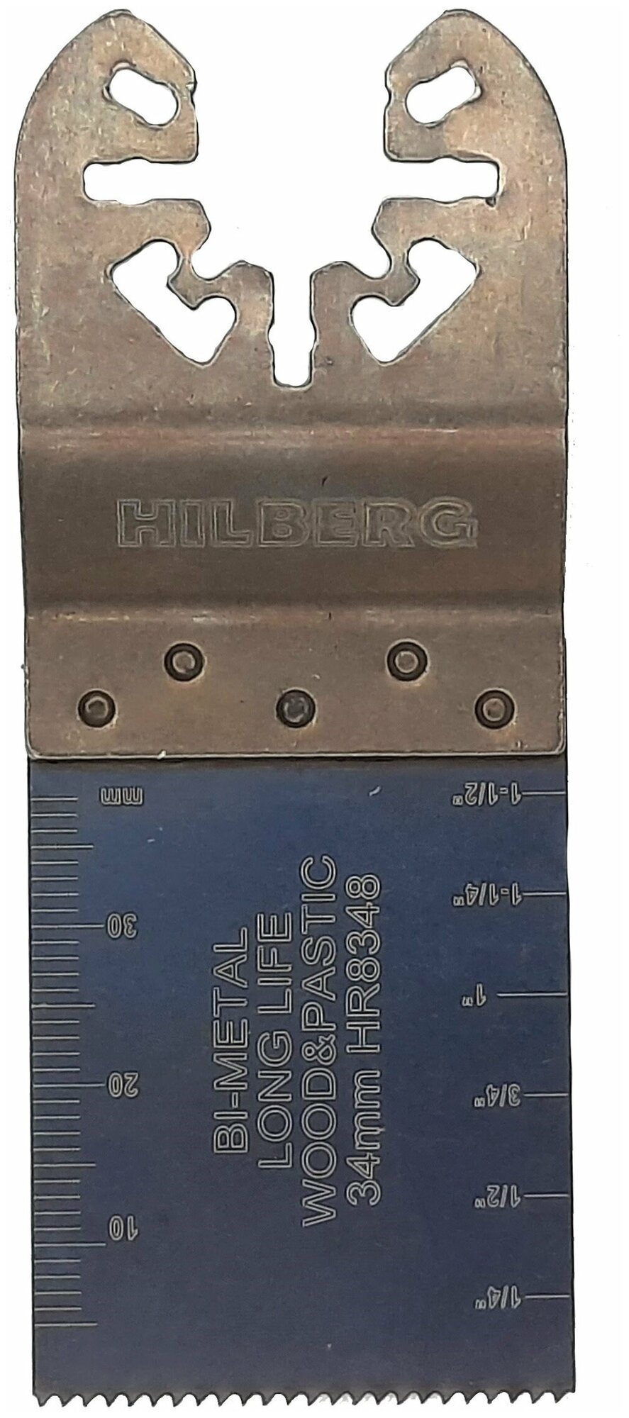 Полотно пильное погружное по древесине и пластику Hilberg Bi-M 34*40*18TPI HR8348