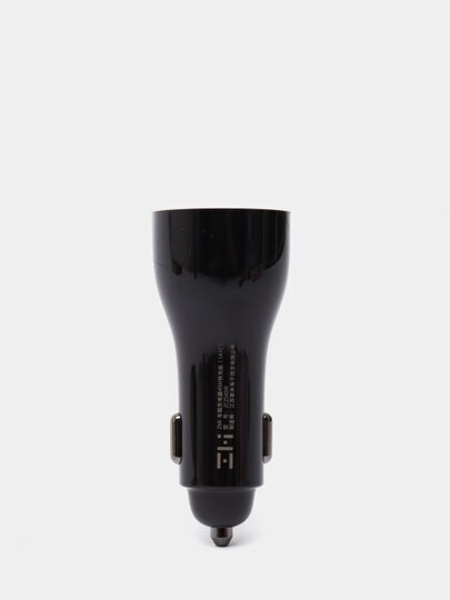 Автомобильное зарядное устройство XIAOMI ZMI Metal Car Charger, USB + USB type-C, 5A, черный - фото №3