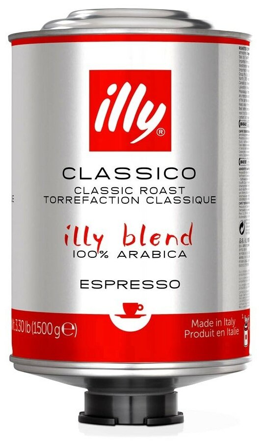 Illy Classico средней обжарки кофе в зернах жб 1,5 кг