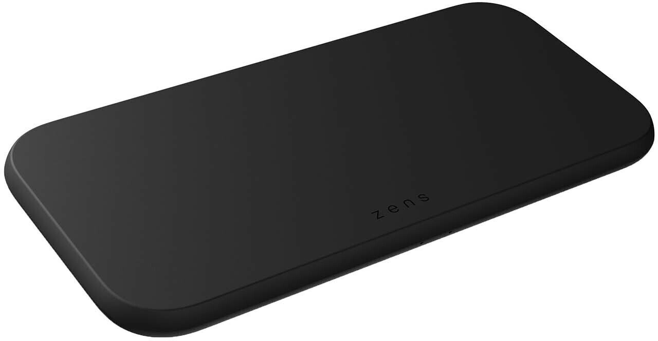 Беспроводное зарядное устройство ZENS 2 x 10W Slim (Black) - фото №8