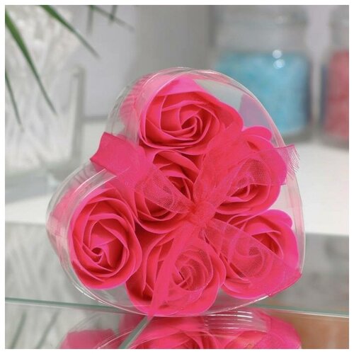 SUI Мыльные розочки фуксия набор 6 шт 413₽