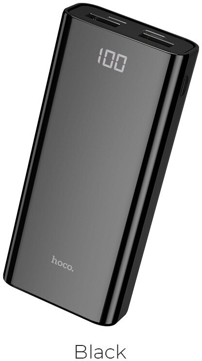 Внешний аккумулятор Hoco Power Bank J45 Elegant Shell 10000mAh Black - фото №2