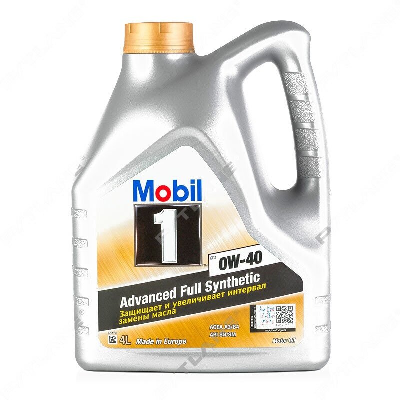 Масло MOBIL 1 0W40 FS 4л синтетика моторное масло (153692)