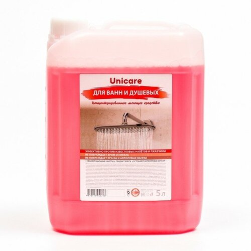Чистящее средство Unic для ванн и душевых UNICARE, 5 л