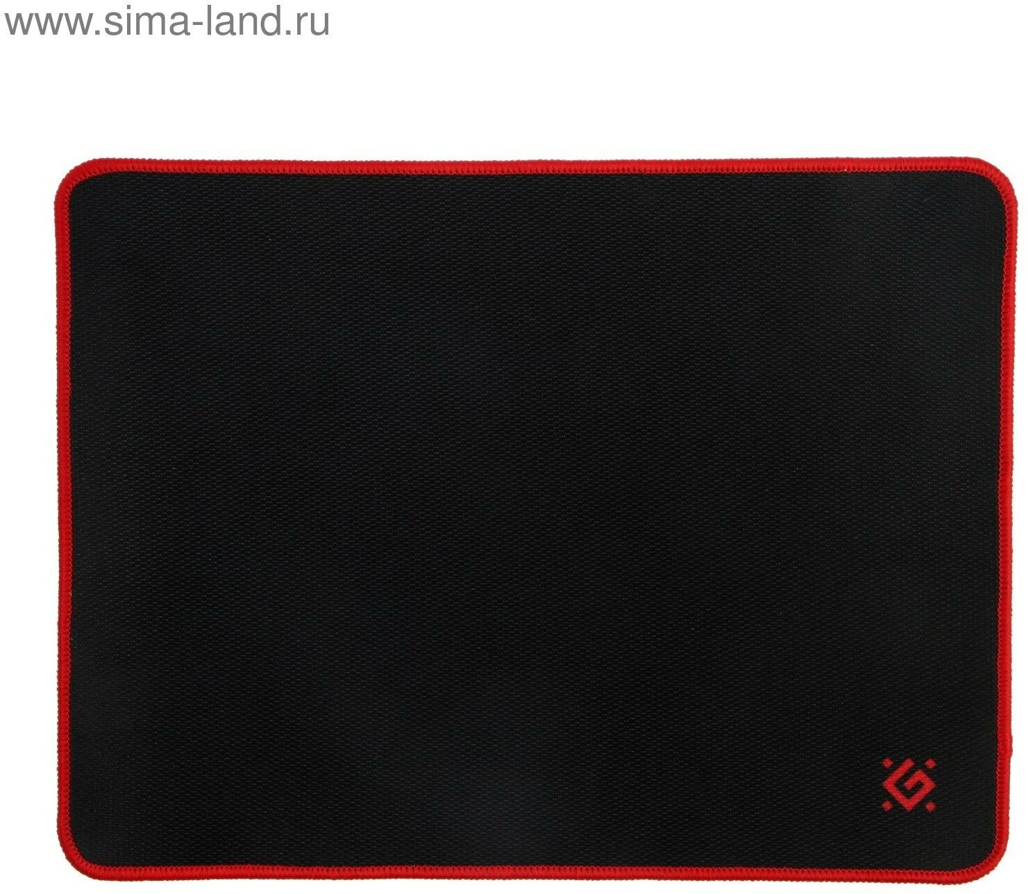 Коврик для мыши Black M игровой 360x270x3 мм чёрно-красный
