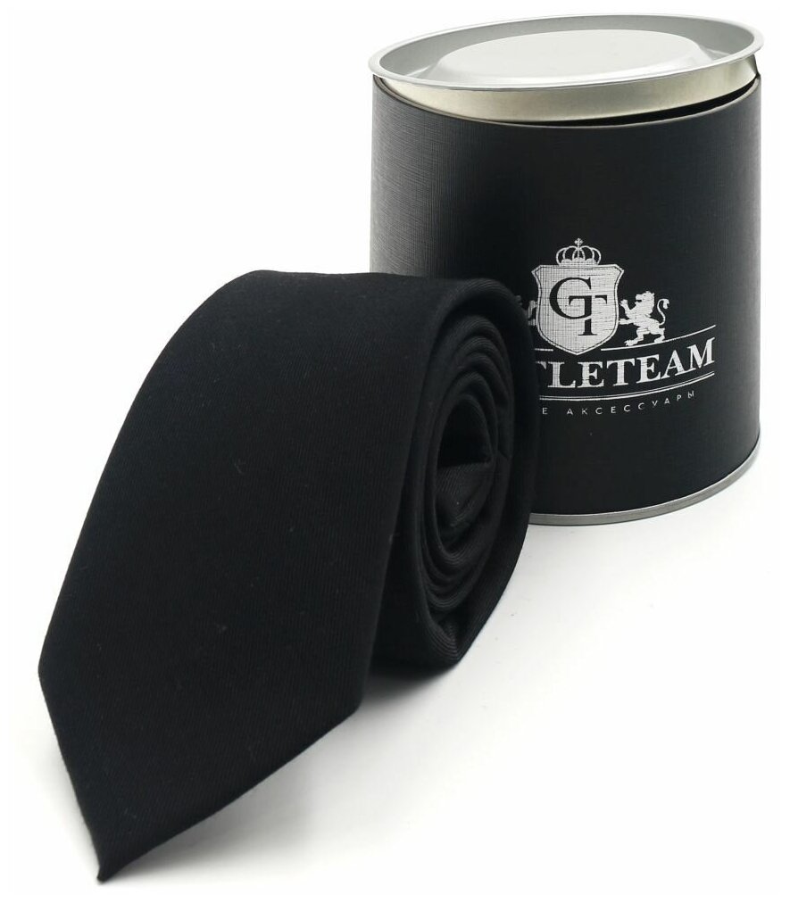 Галстук GENTLETEAM Classic черный...