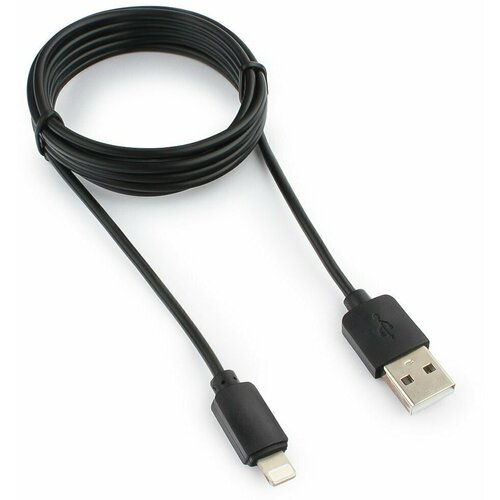 Набор из 3 штук Кабель USB Гарнизон GCC-USB2-AP2-6 AM/Lightning, для iPhone5/6/7/8/X, IPod, IPad, 1,8 м, черный кабель iphone 4 usb