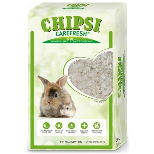 CareFresh Chipsi Pure White целлюлозный наполнитель для мелких домашних животных и птиц 5 л