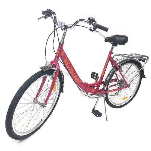 Велосипед складной Stels 26 Pilot 850 Z011 6 скоростей 2022 года рама 19 малиновый 1635000₽