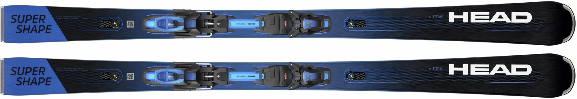 Горные лыжи с креплениями HEAD Supershape e-Titan + Крепление PRD 12 GW 170