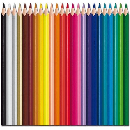 Карандаши цветные MAPED PULSE пластиковые 24 цв/наб 862703