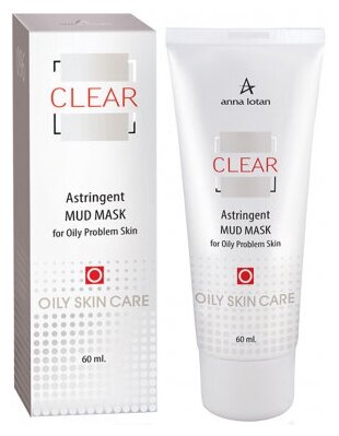 Anna Lotan Astringent Mud Mask Стягивающая маска для проблемной кожи, 60 мл.