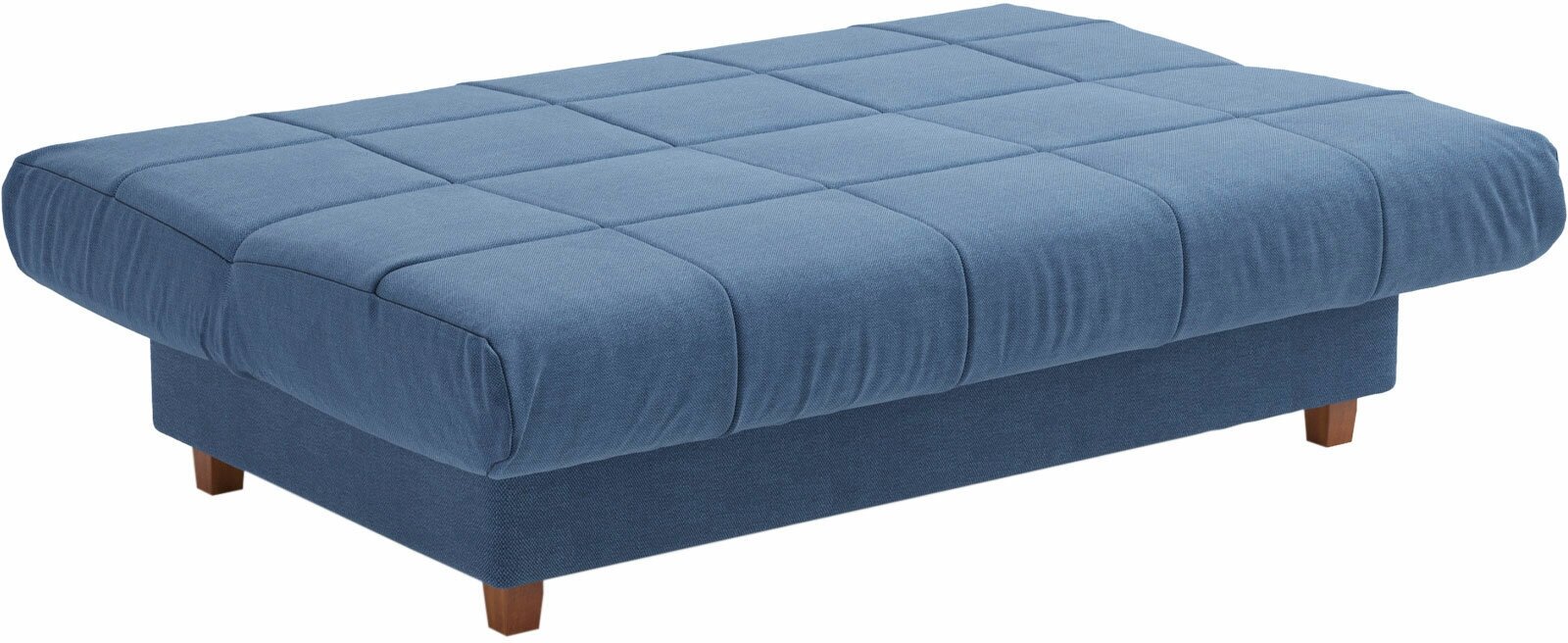 Прямой диван Первый Мебельный Асти Голубой, рогожка - фотография № 3