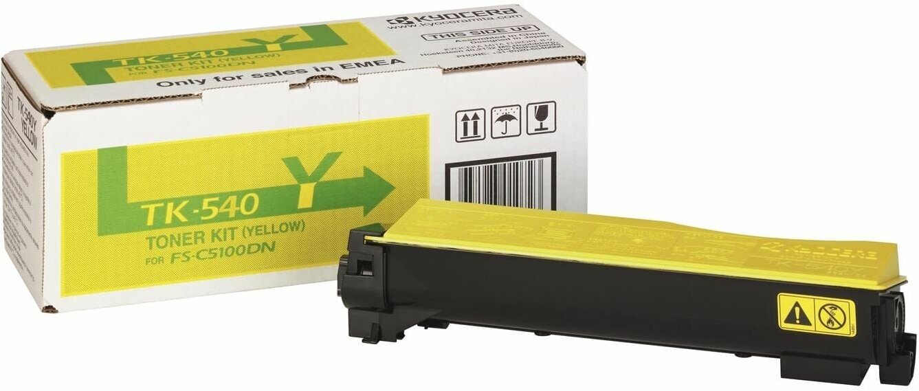 TK-540Y (Yellow) тонер-картридж для Kyocera FS-C5100DN (4 000 стр.)