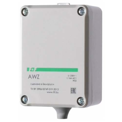 Фотореле AWZ (встроен. фотодатчик монтаж на плоскость 230В 16А 1 но IP65) F&F EA01.001.003