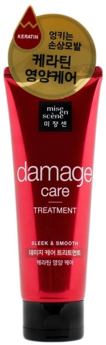 Маска для поврежденных волос Mise En Scene Damage Care Treatment, 180ml - фото №7