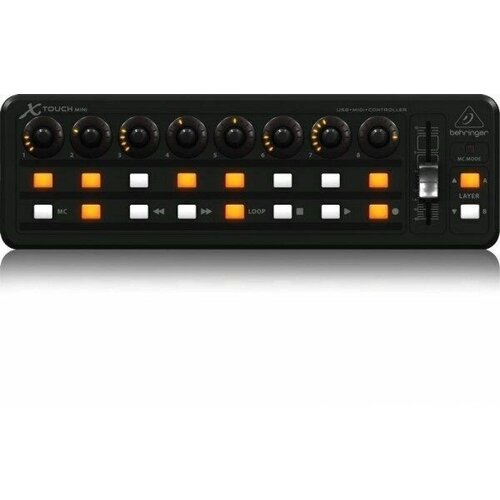 Behringer X-TOUCH Mini Миниатюрный USB-контроллер миди контроллер behringer x touch mini