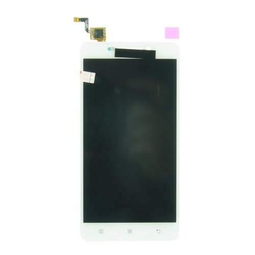 Дисплей (LCD) для Lenovo A5000 5+Tochscreen white задняя крышка для lenovo a5000 black