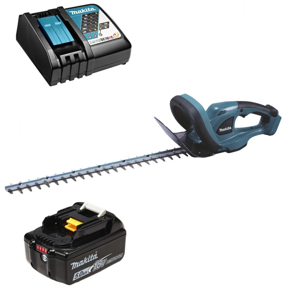 фото Кусторез аккумуляторный Makita DUH523Z без АКБ и ЗУ, 4 А·ч, 18 В, с АКБ