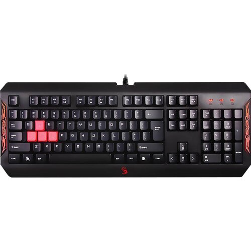 Клавиатура A4Tech Bloody Q100 черный USB Multimedia for gamer Q100 USB 257600₽