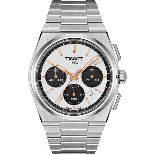 наручные часы tissot золотой серебряный Наручные часы TISSOT PRX, золотой, серебряный