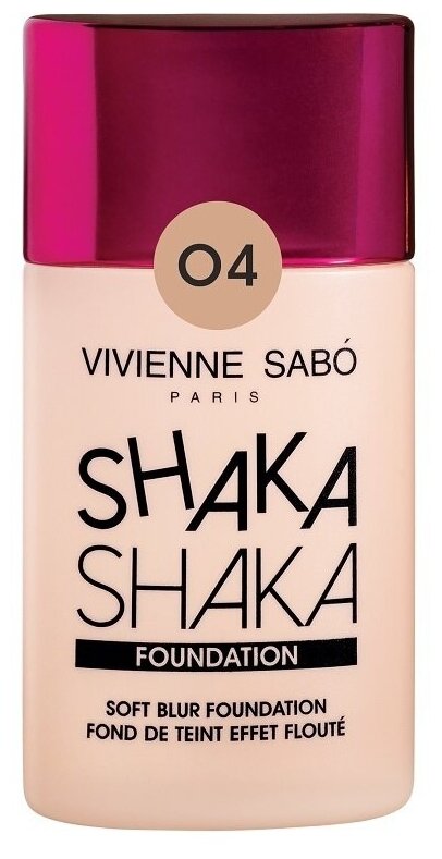 Тональный крем Vivienne Sabo с натуральным эффектом Shaka Shaka тон 04