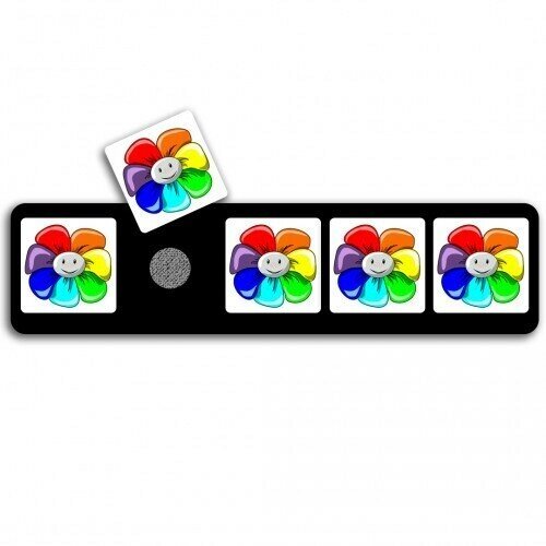 Развивающие карточки пекс/PECS Планшет с жетонами Цветы 5 шт.