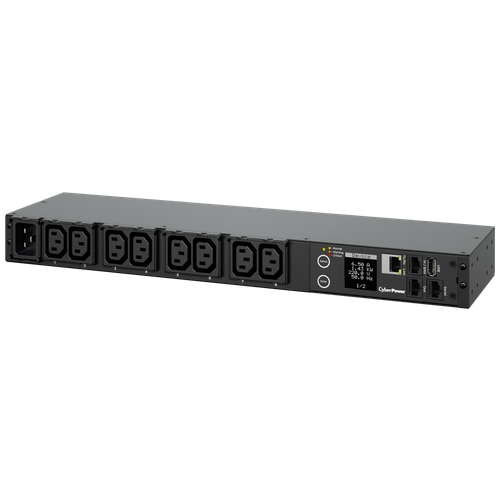 CyberPower    PDU CyberPower 20MHVIEC8FNET(31005) NEW Monitor 1U type PDU, 16Amp, 8 IEC outlets, PPBE management S/W