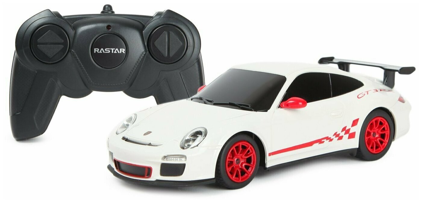 Машина Rastar РУ 1:24 Porsche GT3 RS Белая 39900