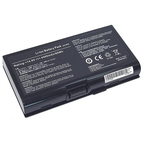 фото Аккумуляторная батарея для ноутбука asus m70 14.8v 4400mah oem черная