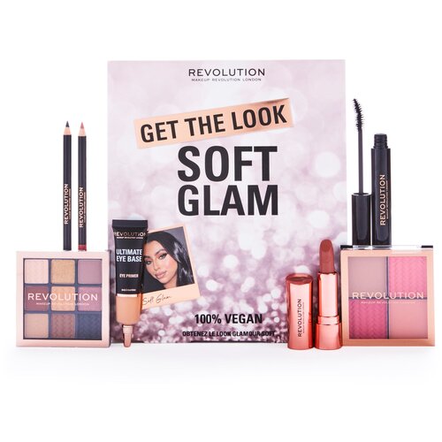 REVOLUTION Get The Look: Soft Glam верхнее покрытие для век stellary база для век eye base