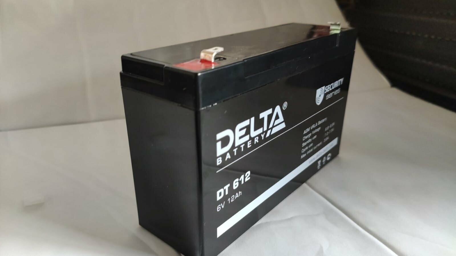 Аккумуляторная батарея DELTA Battery DT 612 6В 12 А·ч - фото №6