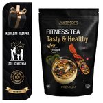 Чай зеленый JustMont Fitness tea Premium, отборный, лимитированный, листовой - изображение