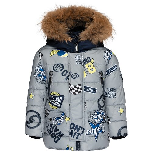 фото Куртка gulliver 21906bmc4501 размер 98, серый