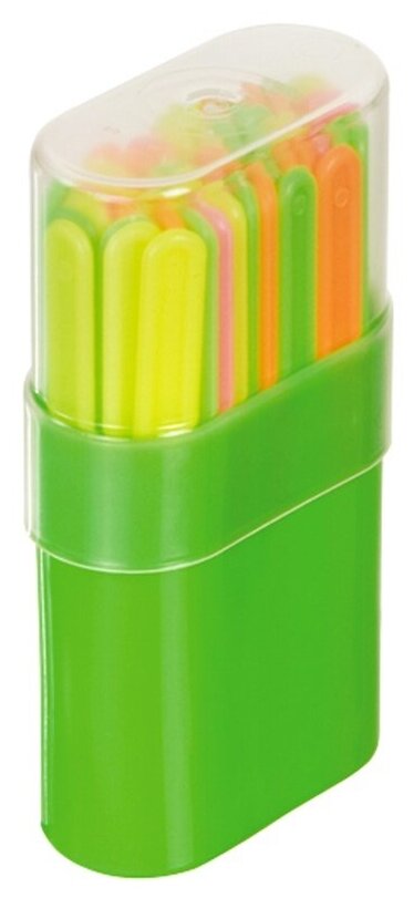 Счетные палочки СТАММ многоцветные, в пластиковом пенале, 50 штук (101843/СП04)