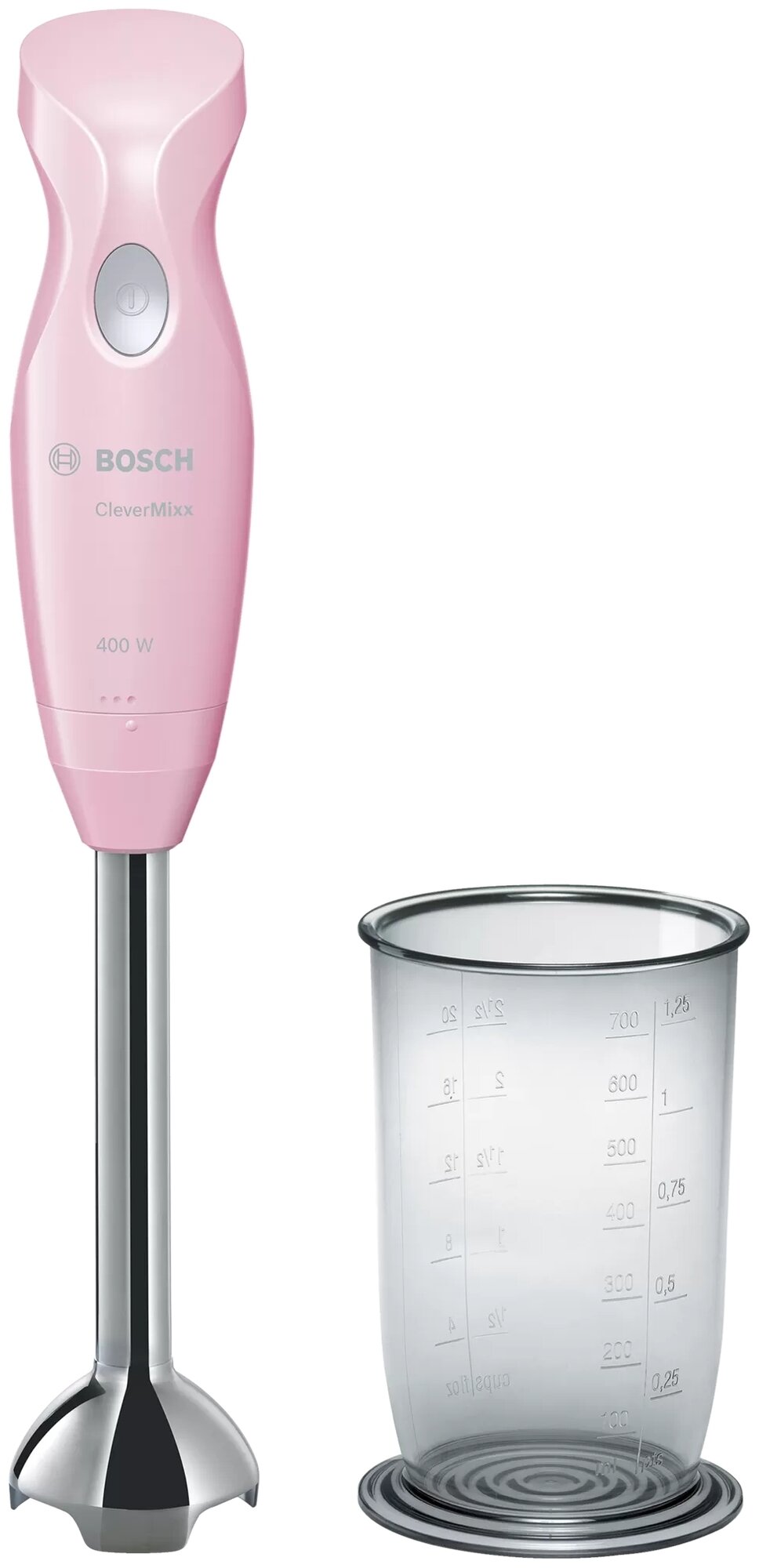 Блендер BOSCH MSM2410K, погружной, розовый