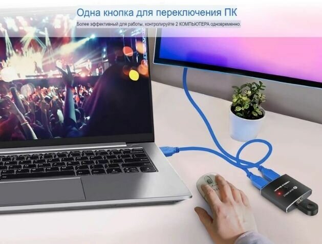 Switch переключатель USB 3.0 - 2*1