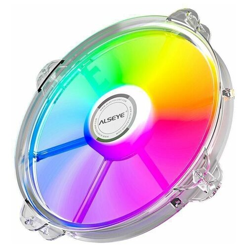 Вентилятор для корпуса ALSEYE CF200, серый/RGB вентилятор для корпуса alseye halo 4 0 rgb