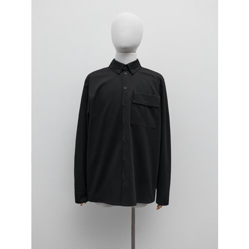 фото Gate31 рубашка ирвин с нагрудным карманом (черный-m)